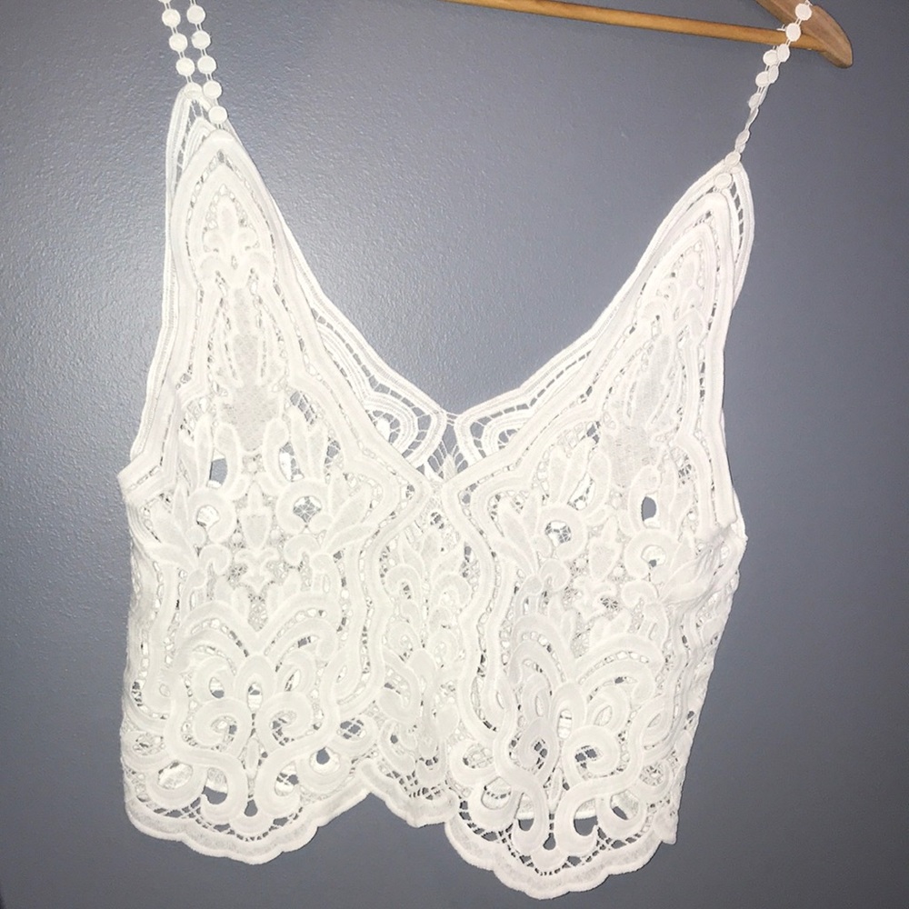 Lace tank top